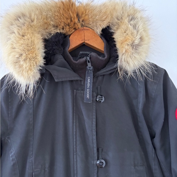 Canada Goose Aldridge Puffer Parka Coyote Fur Hood Arctic Tech Made in Canada - Picture 6 of 14